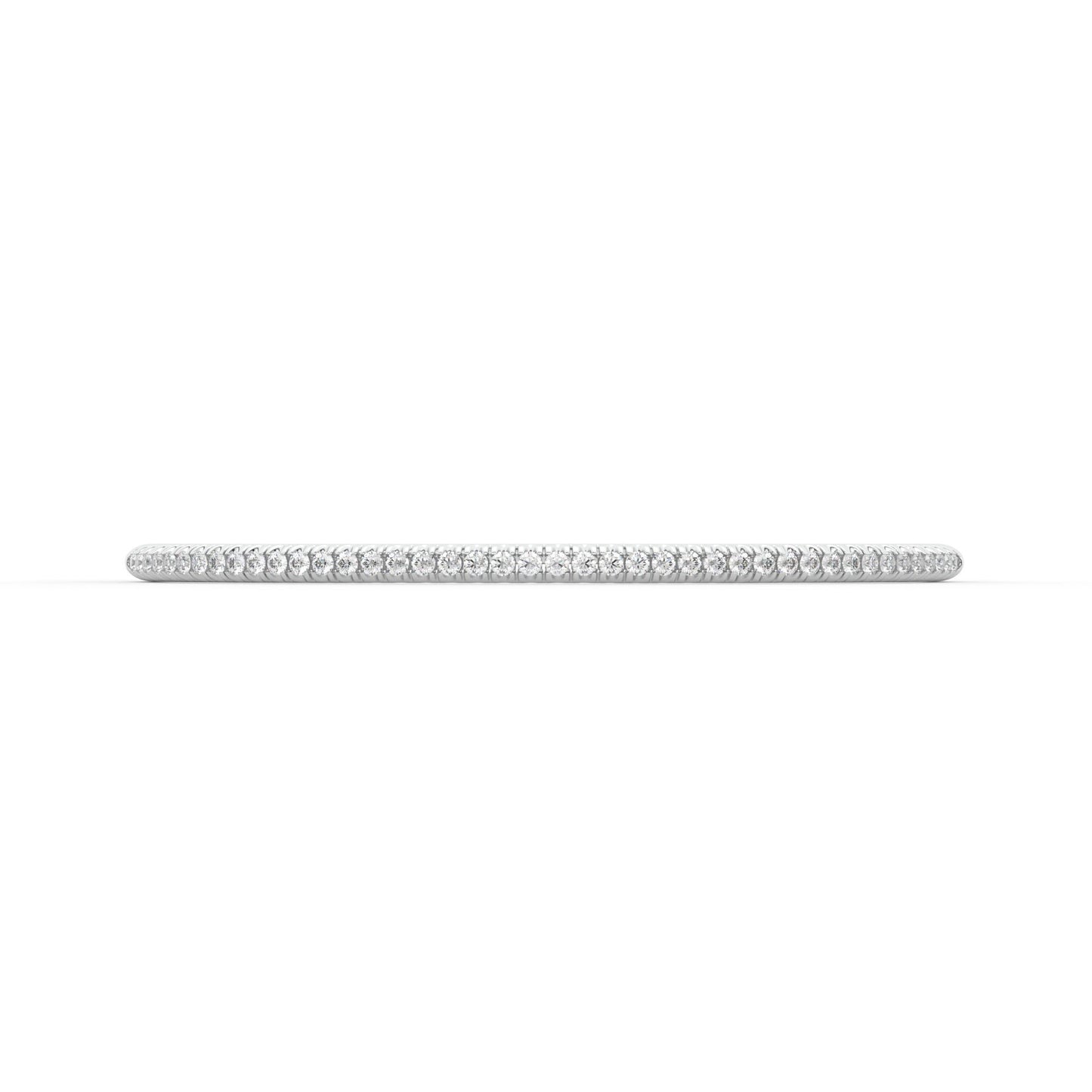 14K white gold, 18K white gold