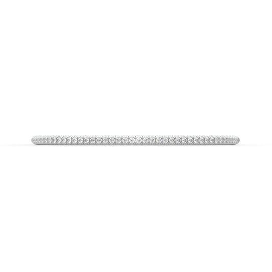 14K white gold, 18K white gold