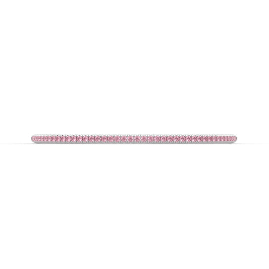 14K white gold, 18K white gold