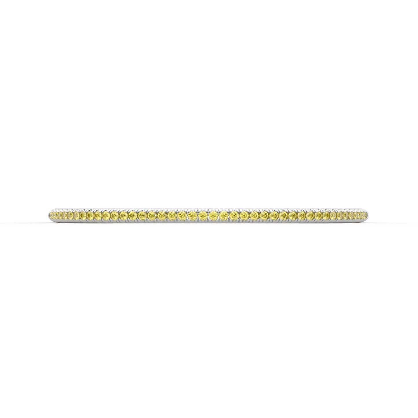 14K white gold, 18K white gold