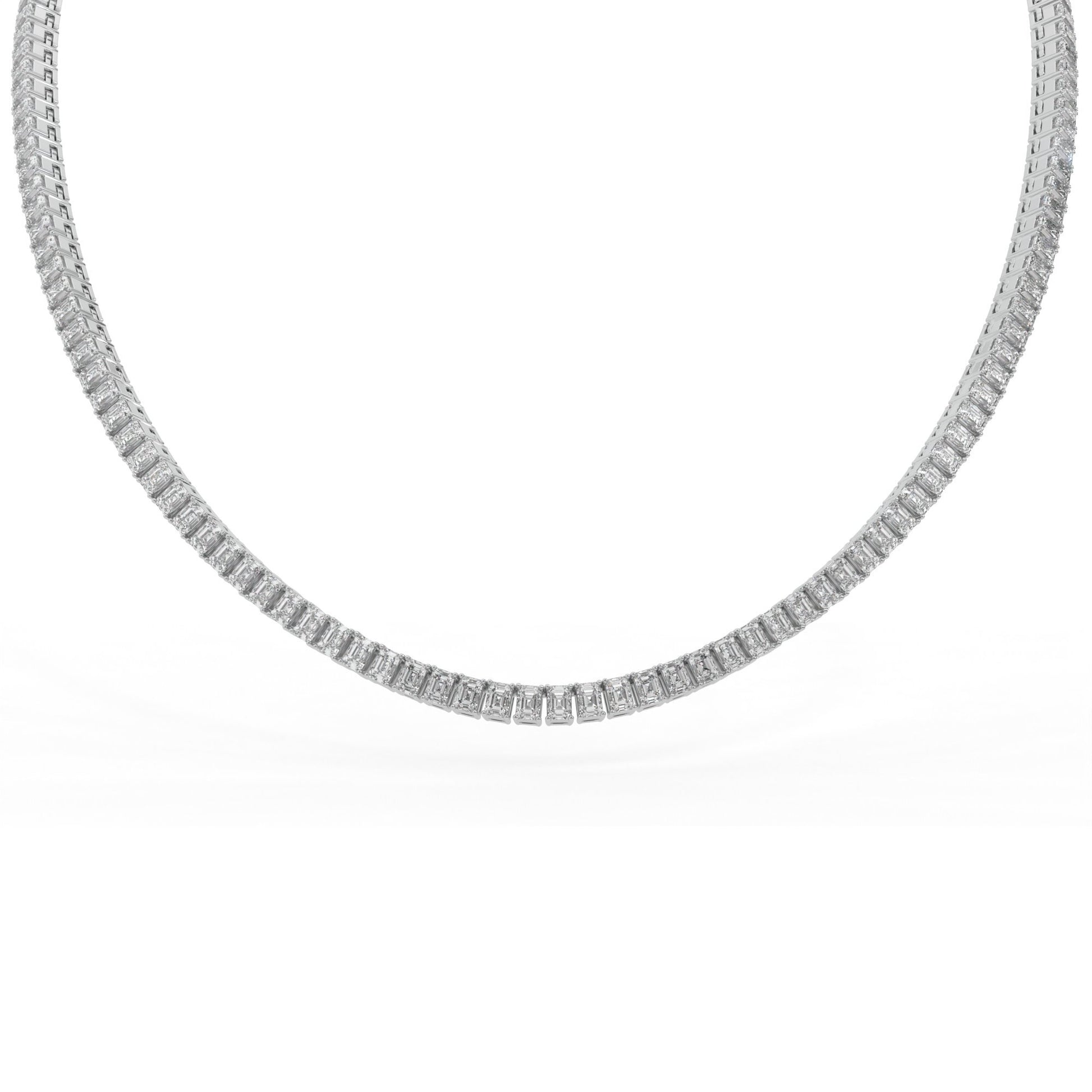 14K white gold, 18K white gold