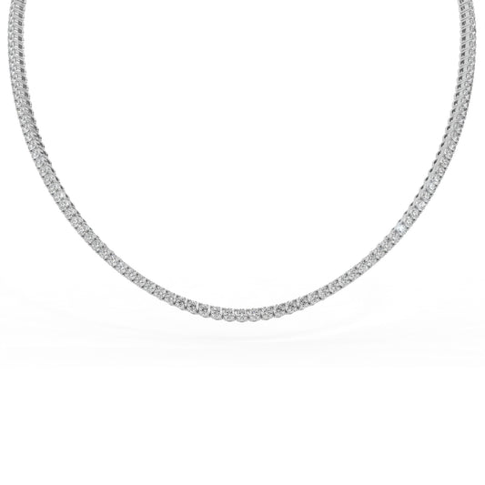 14K white gold, 18K white gold