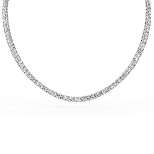 14K white gold, 18K white gold