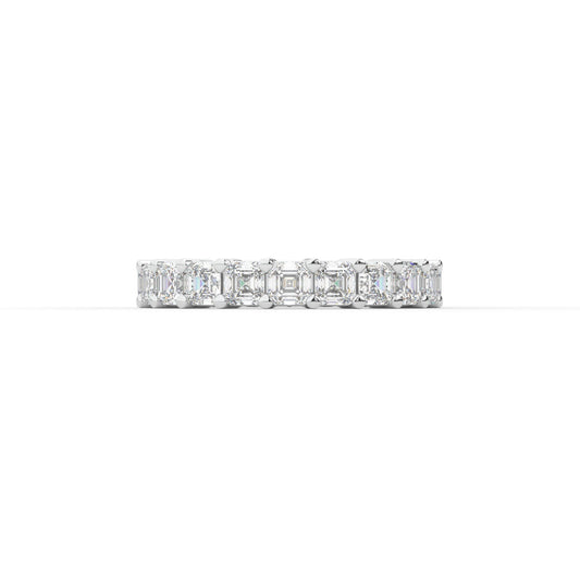 14K white gold, 18K white gold