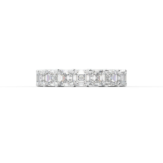 14K white gold, 18K white gold