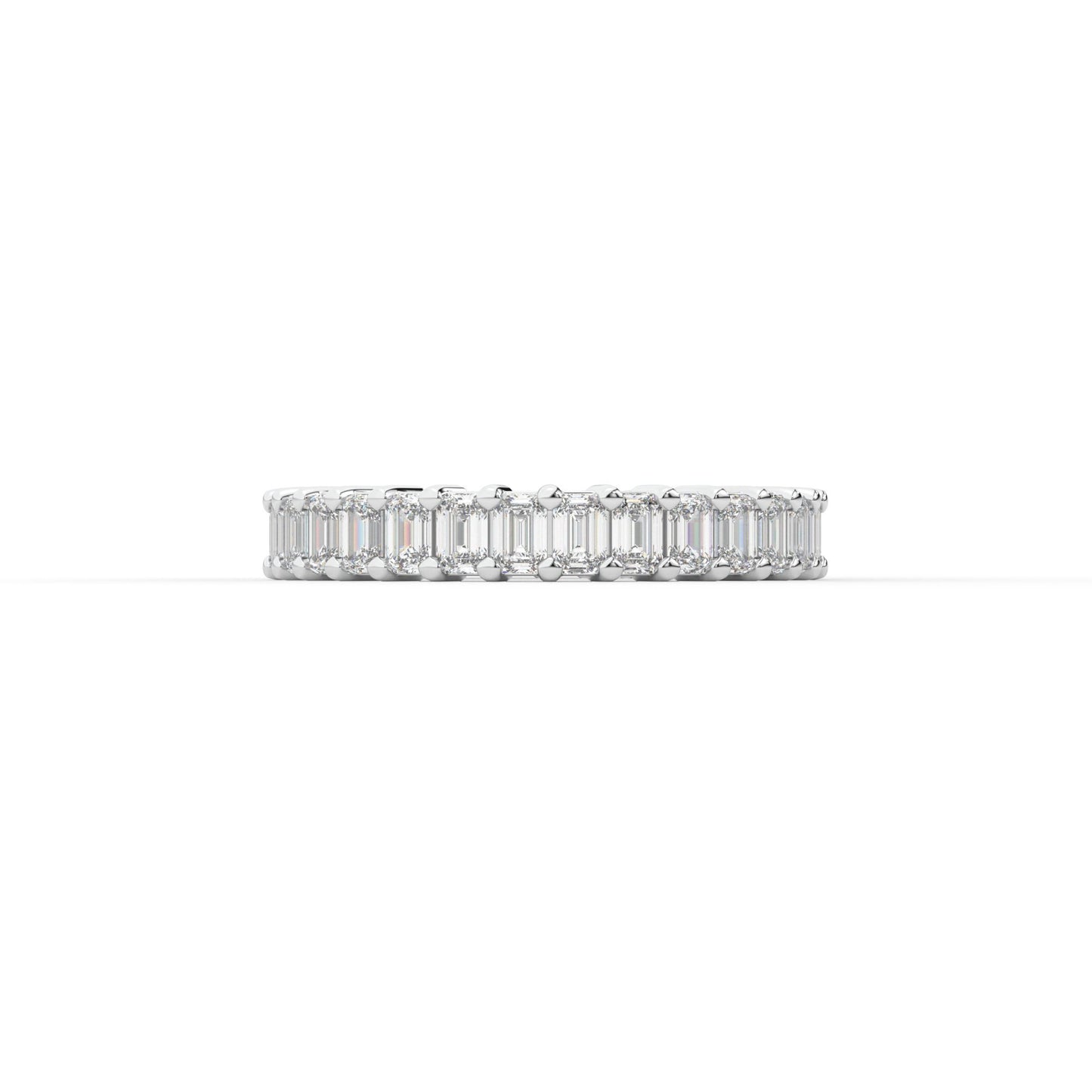 Majestic emerald shape eternity ring, Medium, 2.5 ct. (Approx.)