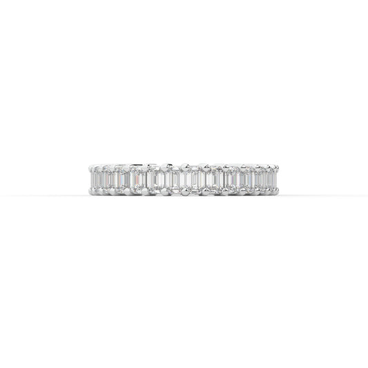 14K white gold, 18K white gold