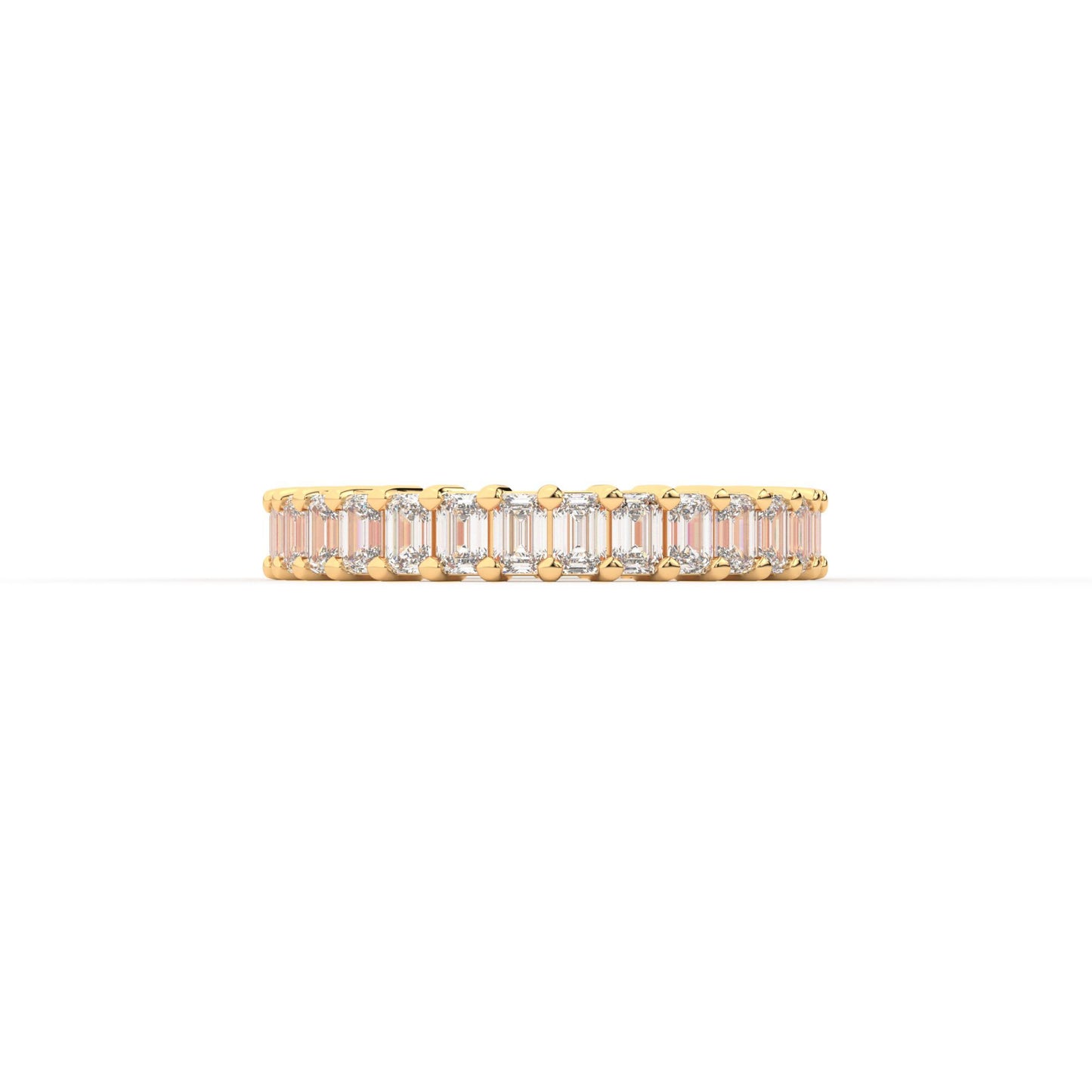 Majestic emerald shape eternity ring, Medium, 2.5 ct. (Approx.)