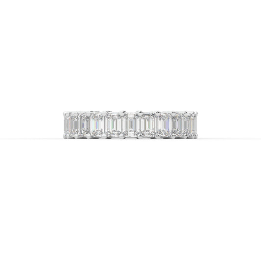 14K white gold, 18K white gold