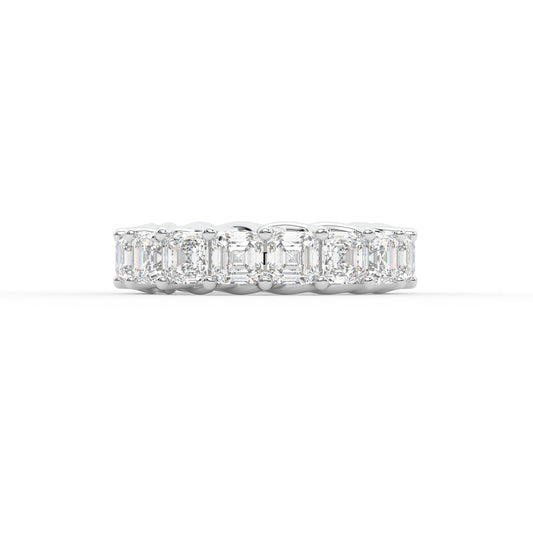 14K white gold, 18K white gold