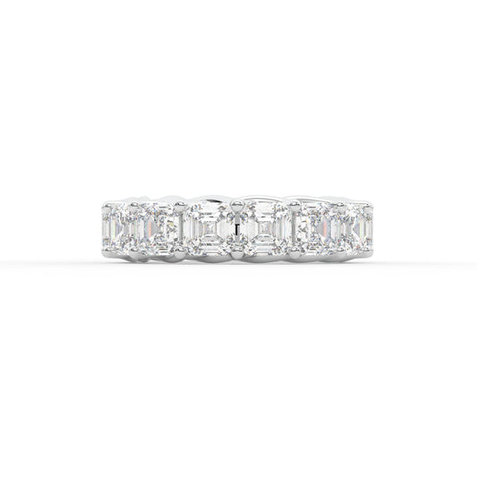 14K white gold, 18K white gold