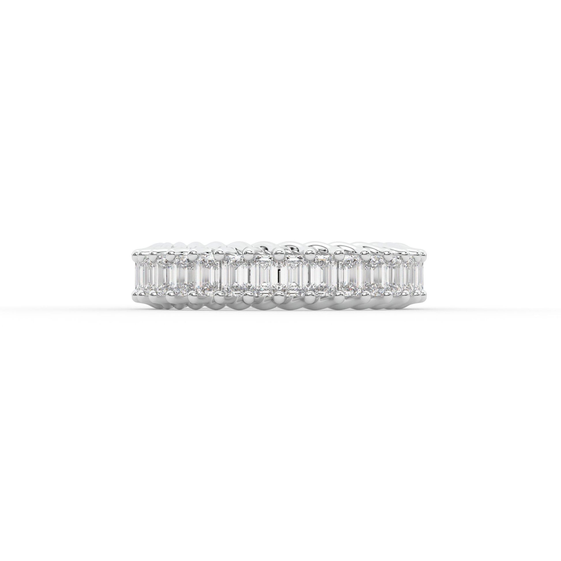 14K white gold, 18K white gold