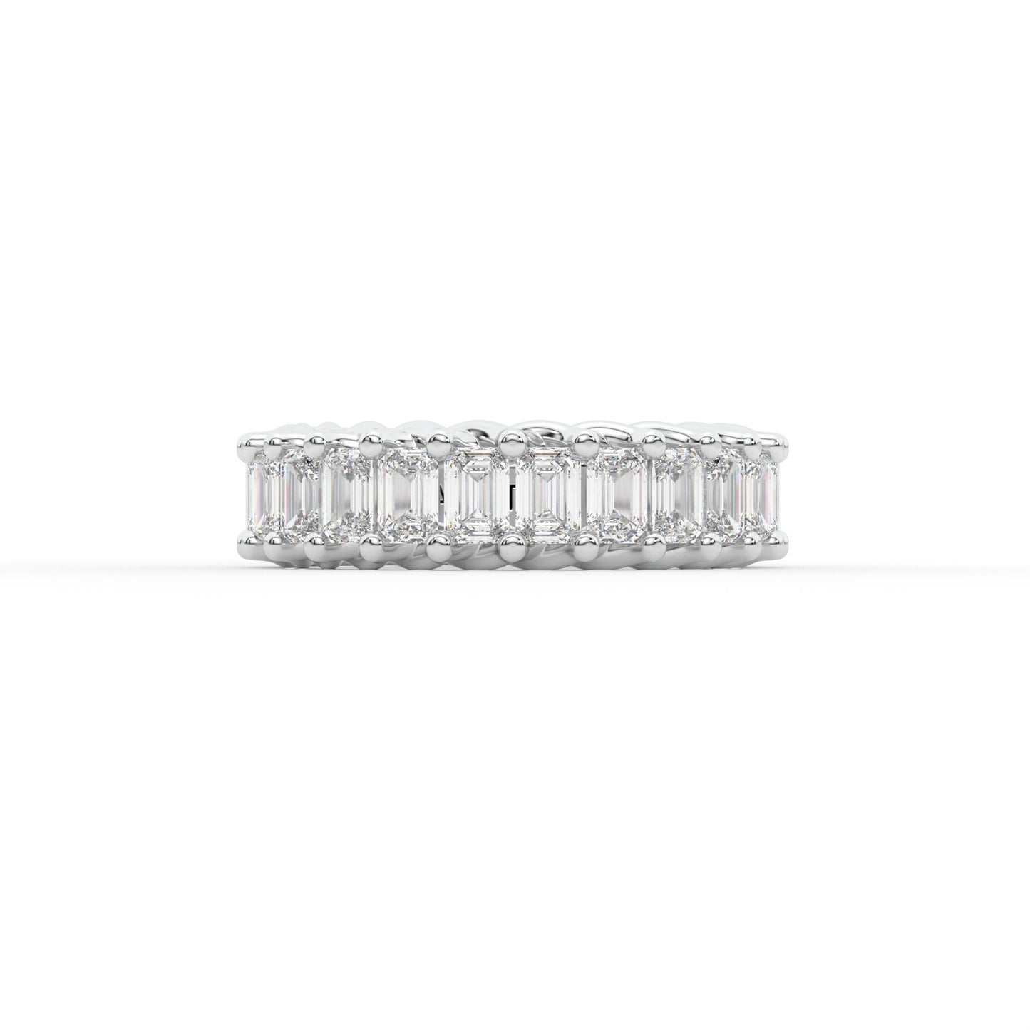 Eternal emerald shape eternity ring, Large, 3.5 ct. (Approx.)