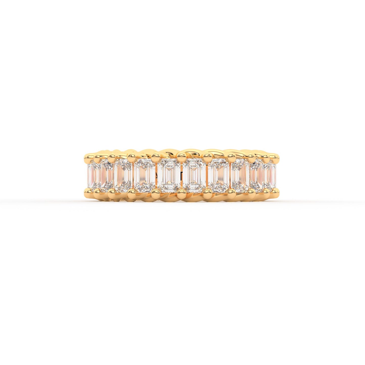 Eternal emerald shape eternity ring, Large, 3.5 ct. (Approx.)