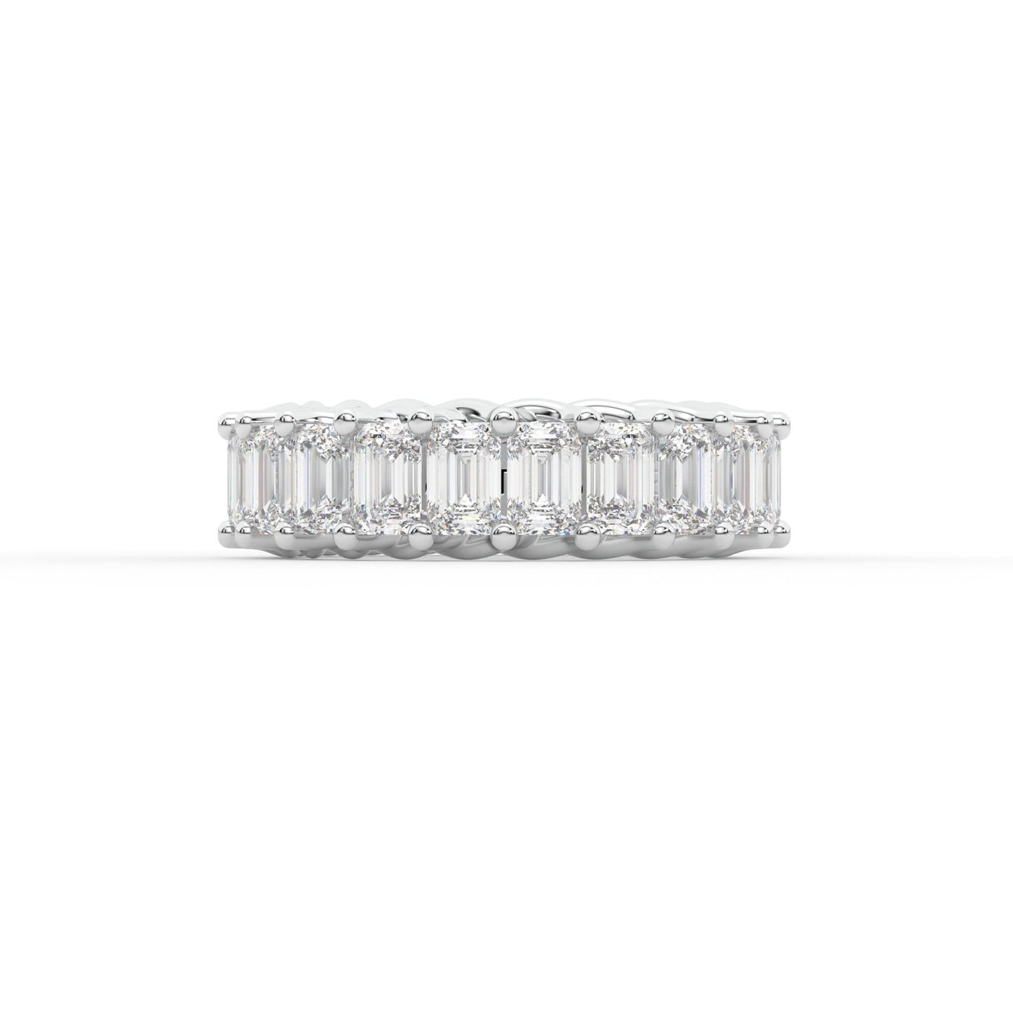 Eternal emerald shape eternity ring, X-Large, 5.5 ct. (Approx.)