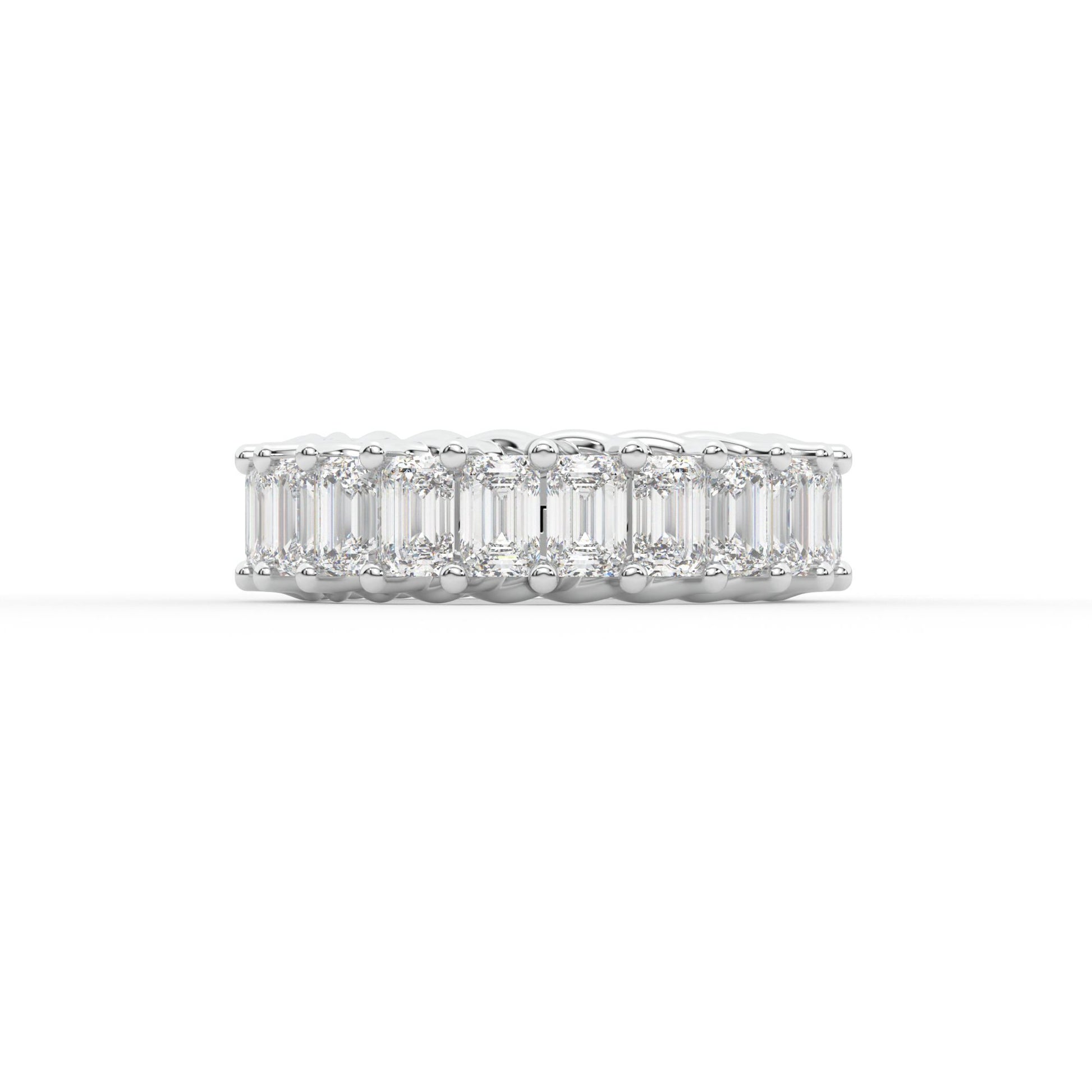 14K white gold, 18K white gold