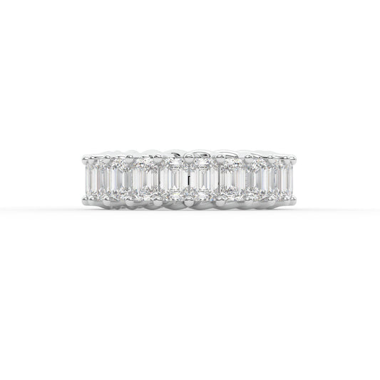 14K white gold, 18K white gold
