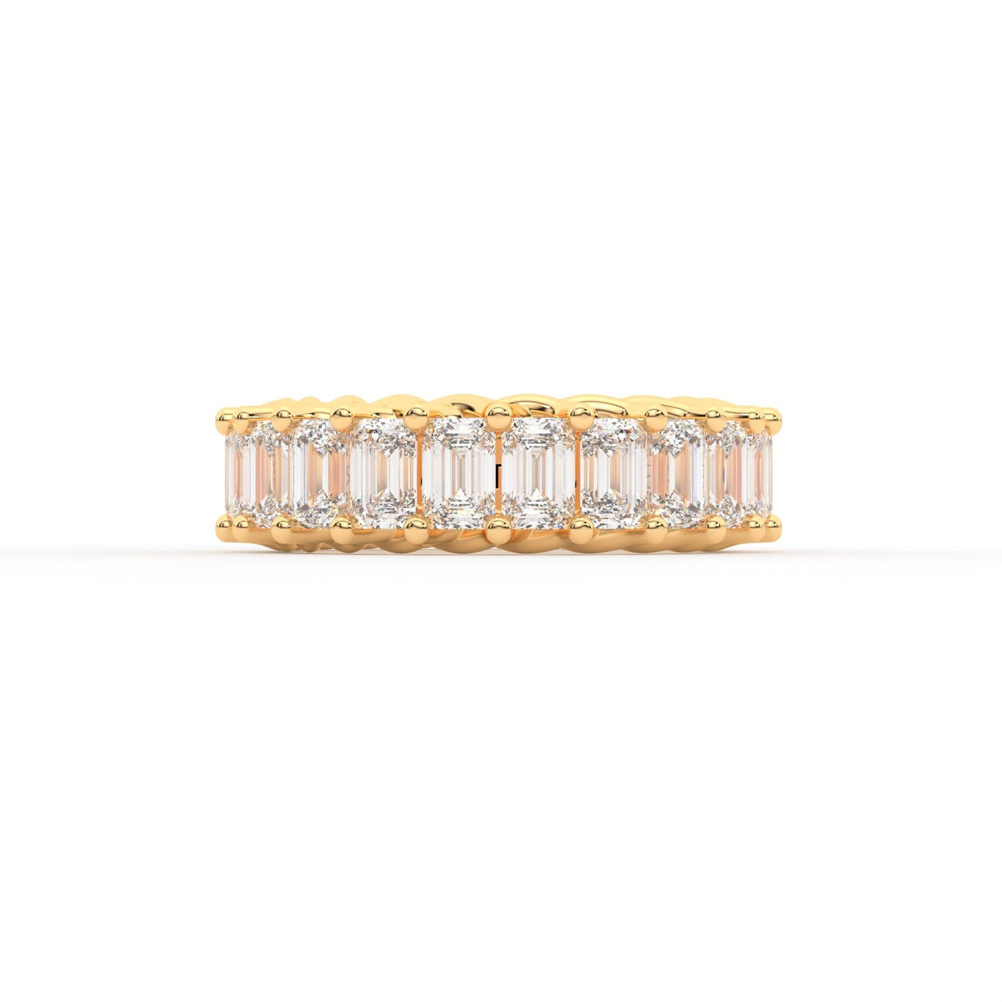 Eternal emerald shape eternity ring, X-Large, 5.5 ct. (Approx.)