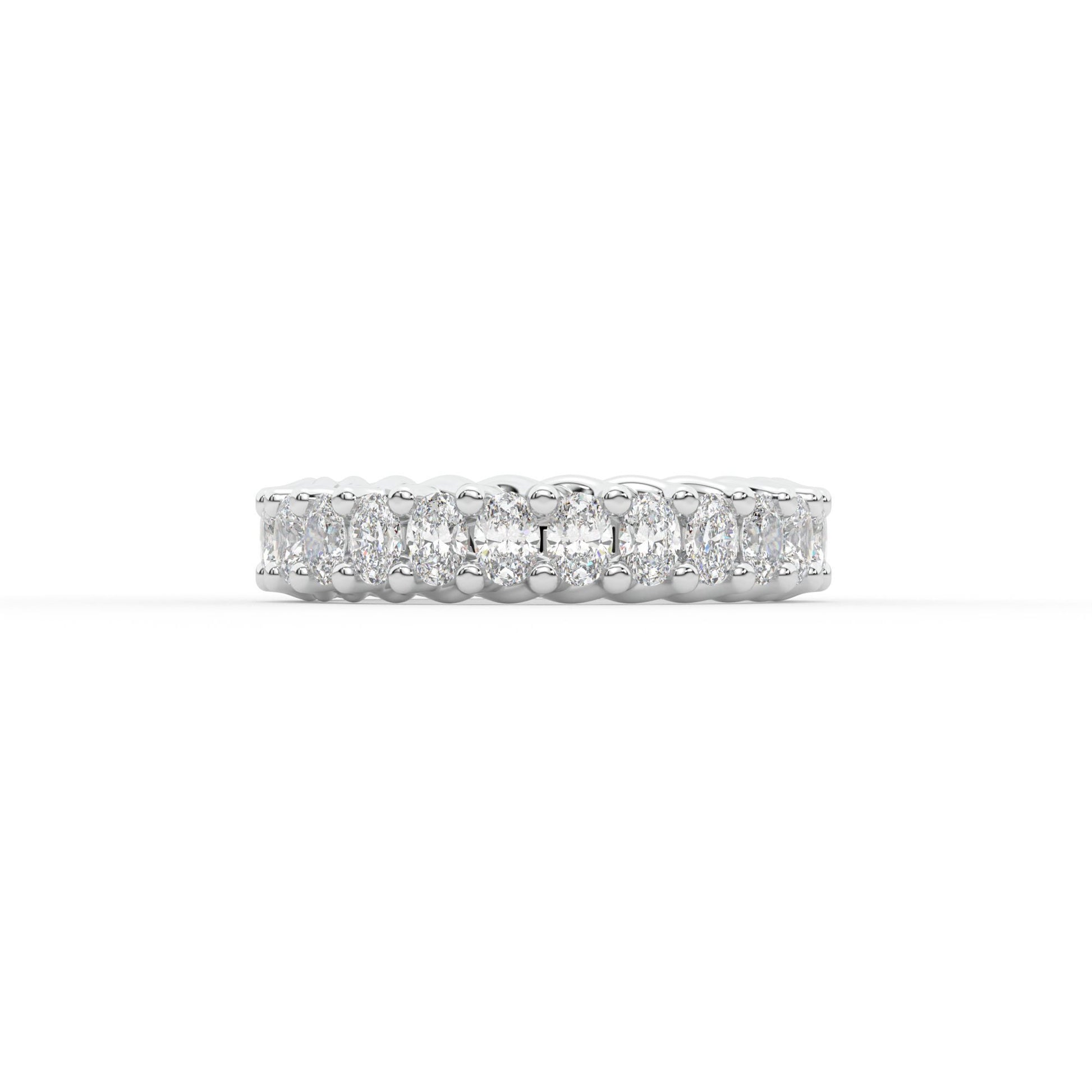 14K white gold, 18K white gold