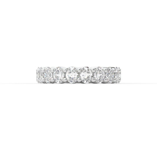 14K white gold, 18K white gold