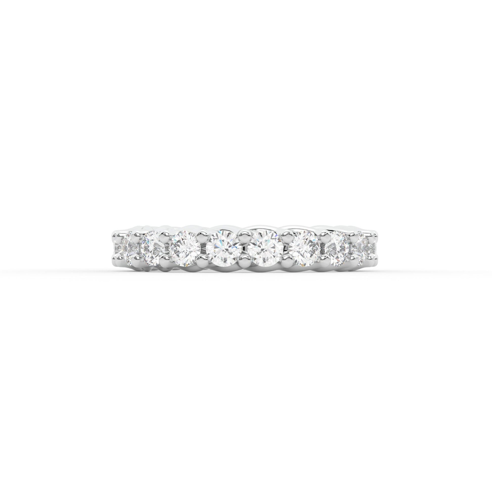 14K white gold, 18K white gold