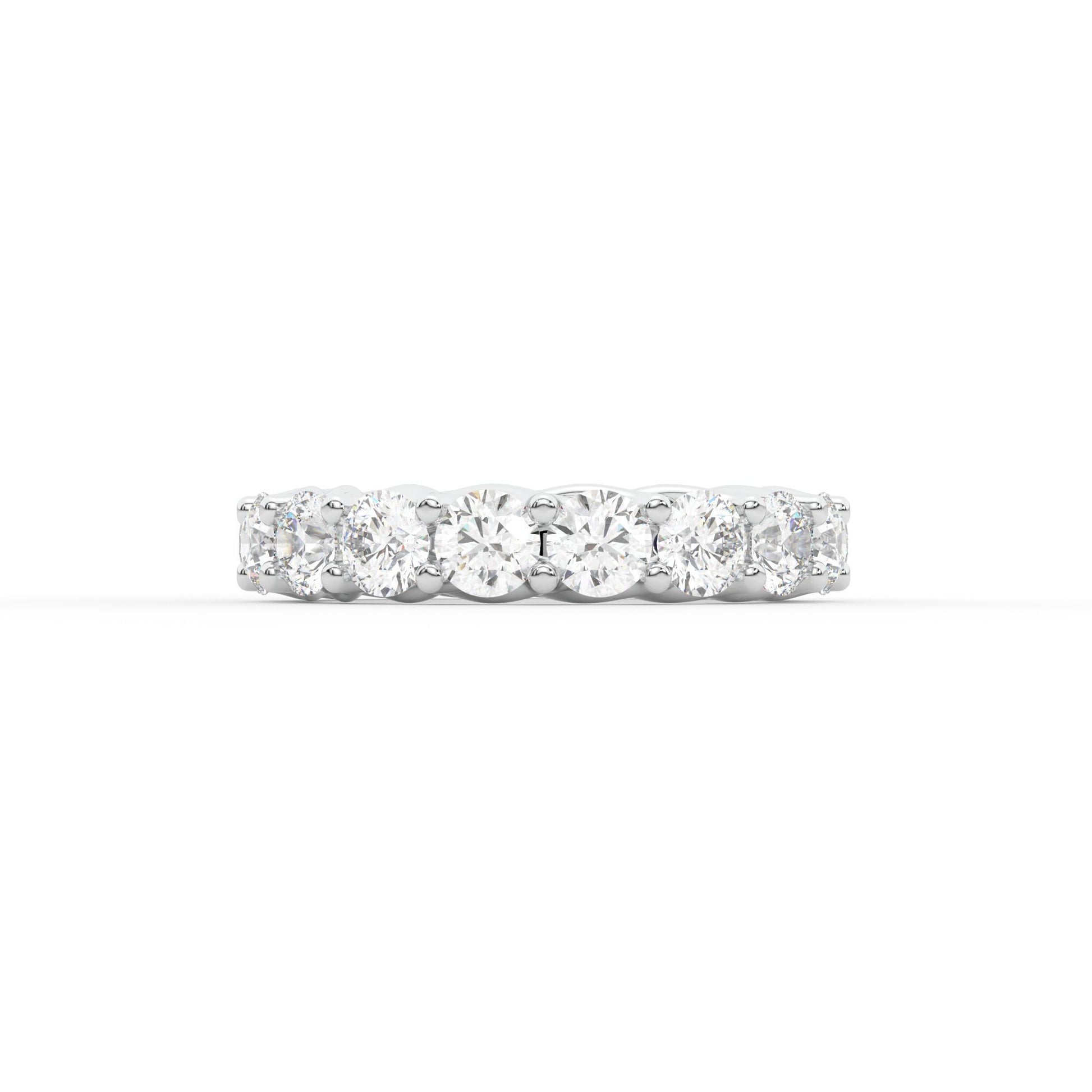 14K white gold, 18K white gold