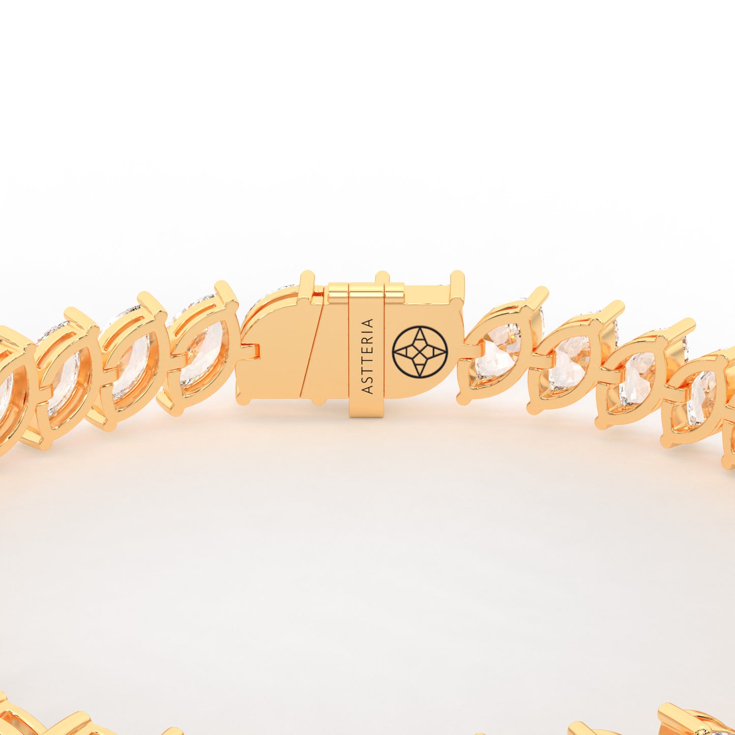 Marquise shape diamond tennis bracelet, 16.0 Ct. TW