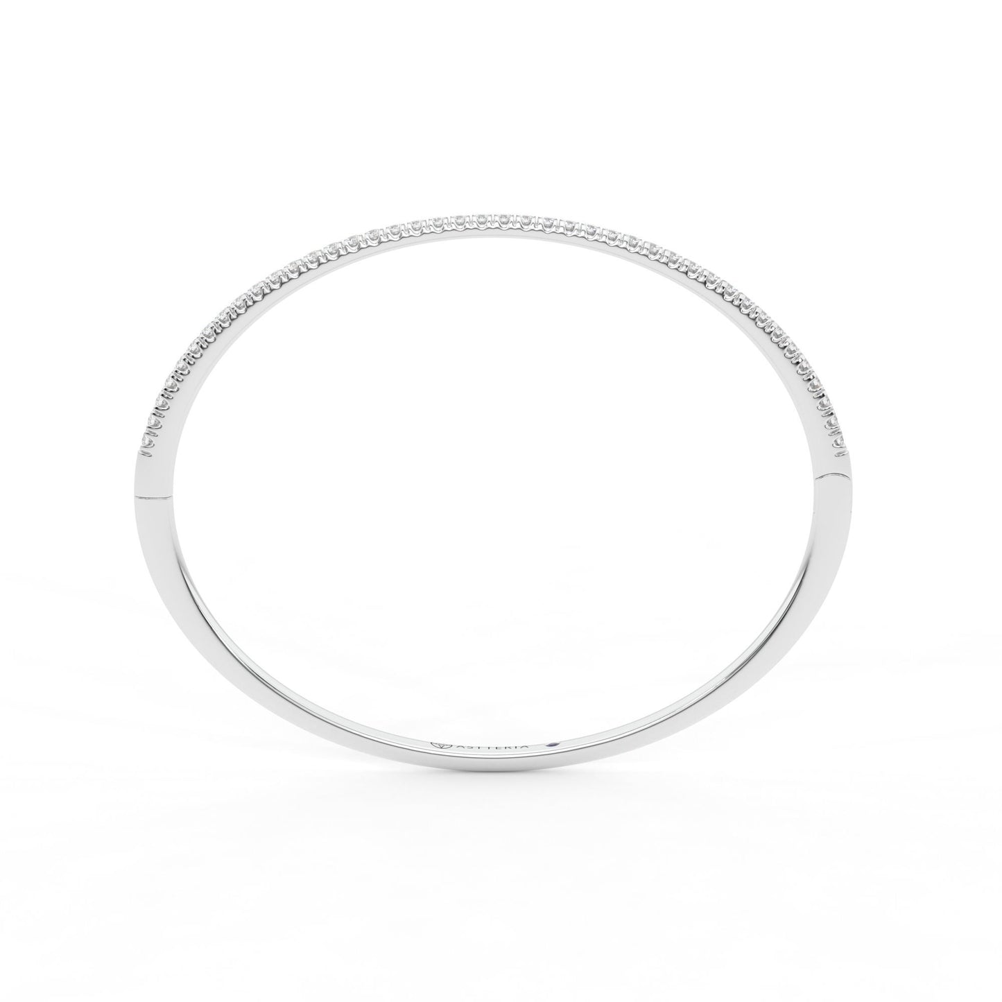 14K white gold, 18K white gold