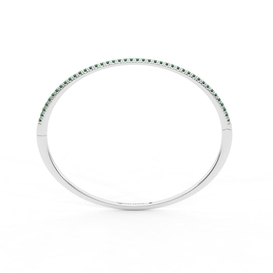 14K white gold, 18K white gold