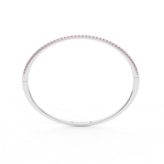 14K white gold, 18K white gold