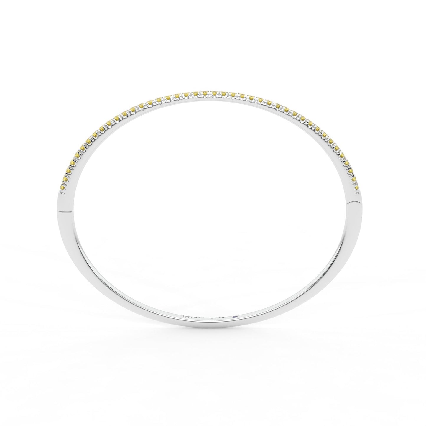 14K white gold, 18K white gold