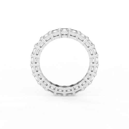 14K white gold, 18K white gold