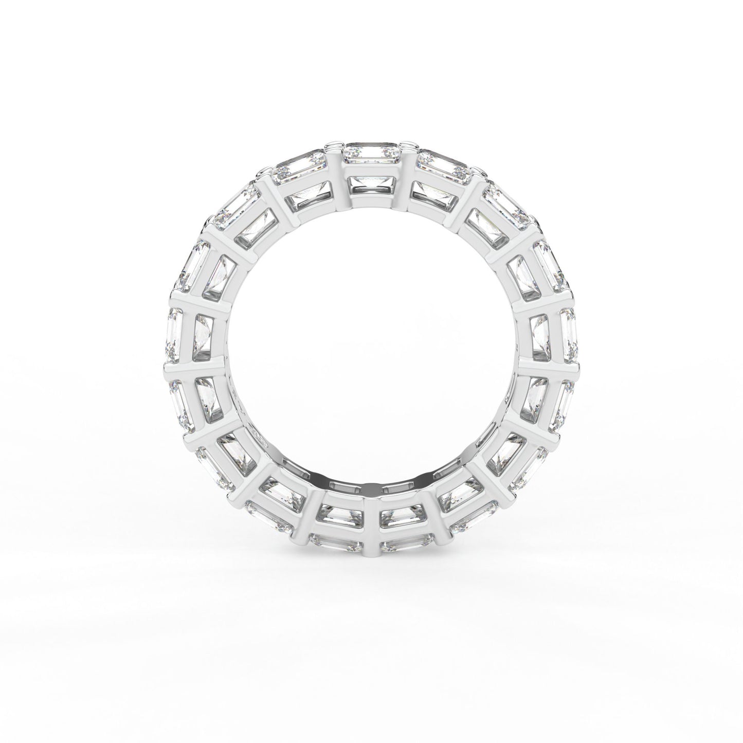 Majestic Assher cut eternity ring, Large, 5.5 ct. (Approx.)
