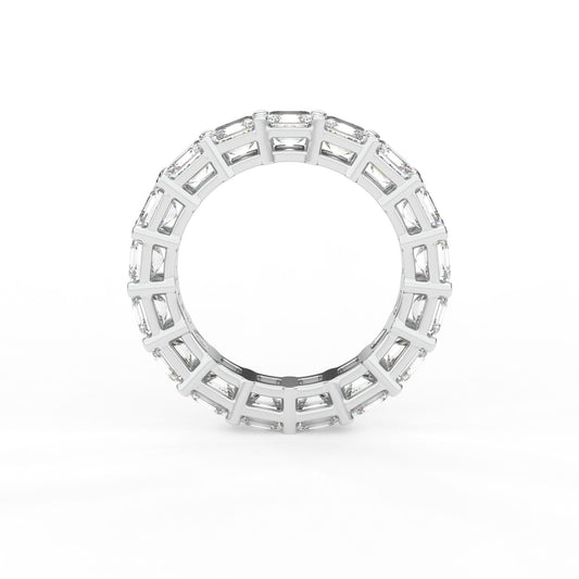 14K white gold, 18K white gold