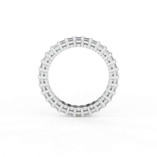 14K white gold, 18K white gold