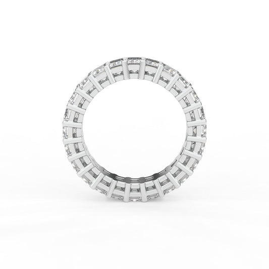 14K white gold, 18K white gold