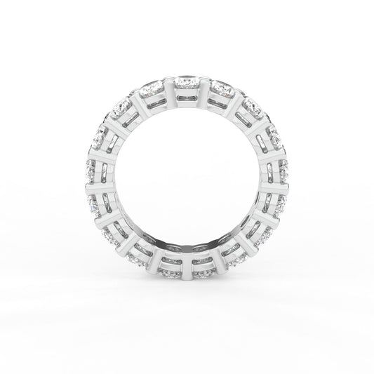14K white gold, 18K white gold