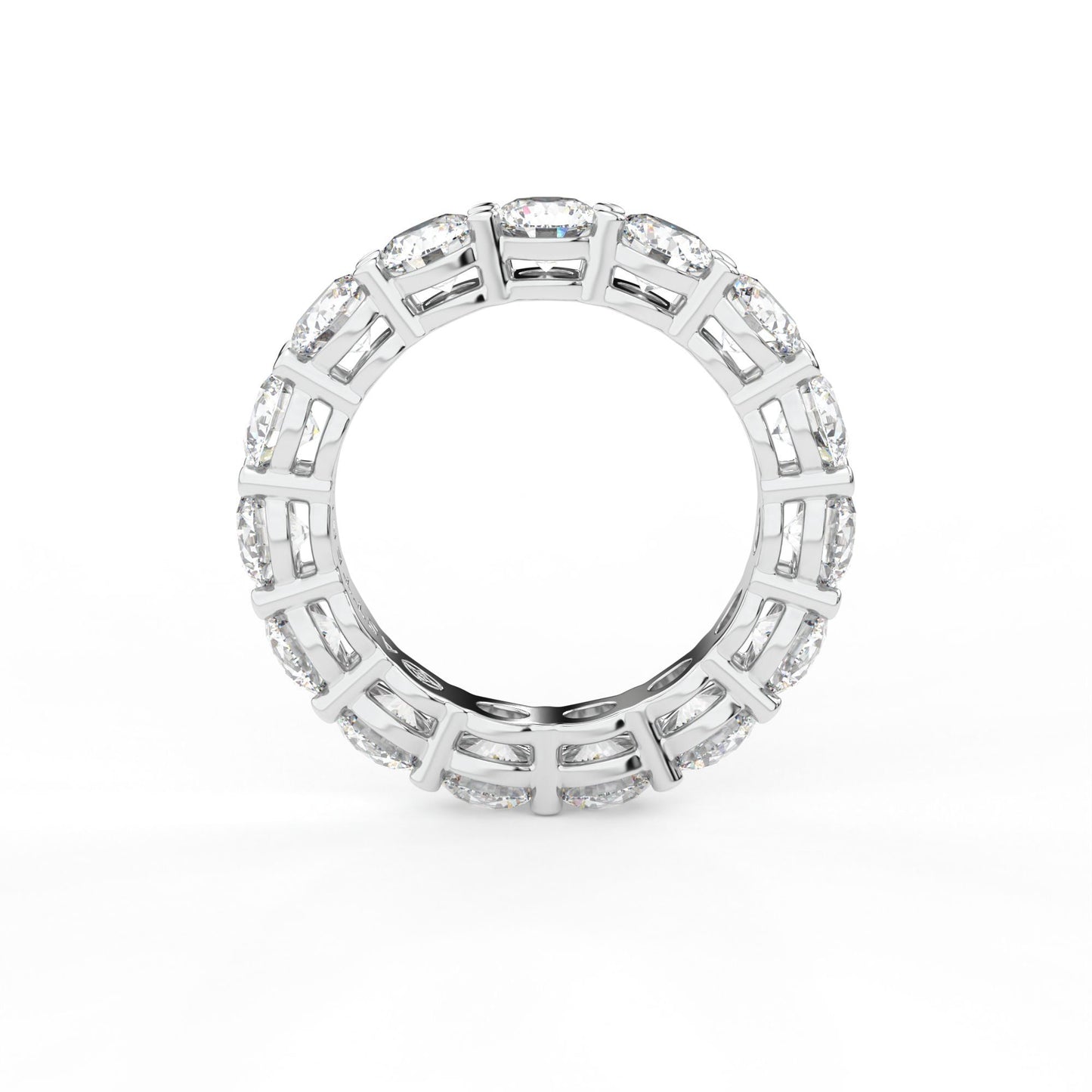 Majestic round shape eternity ring, X-Large, 5.5 ct. (Approx.)