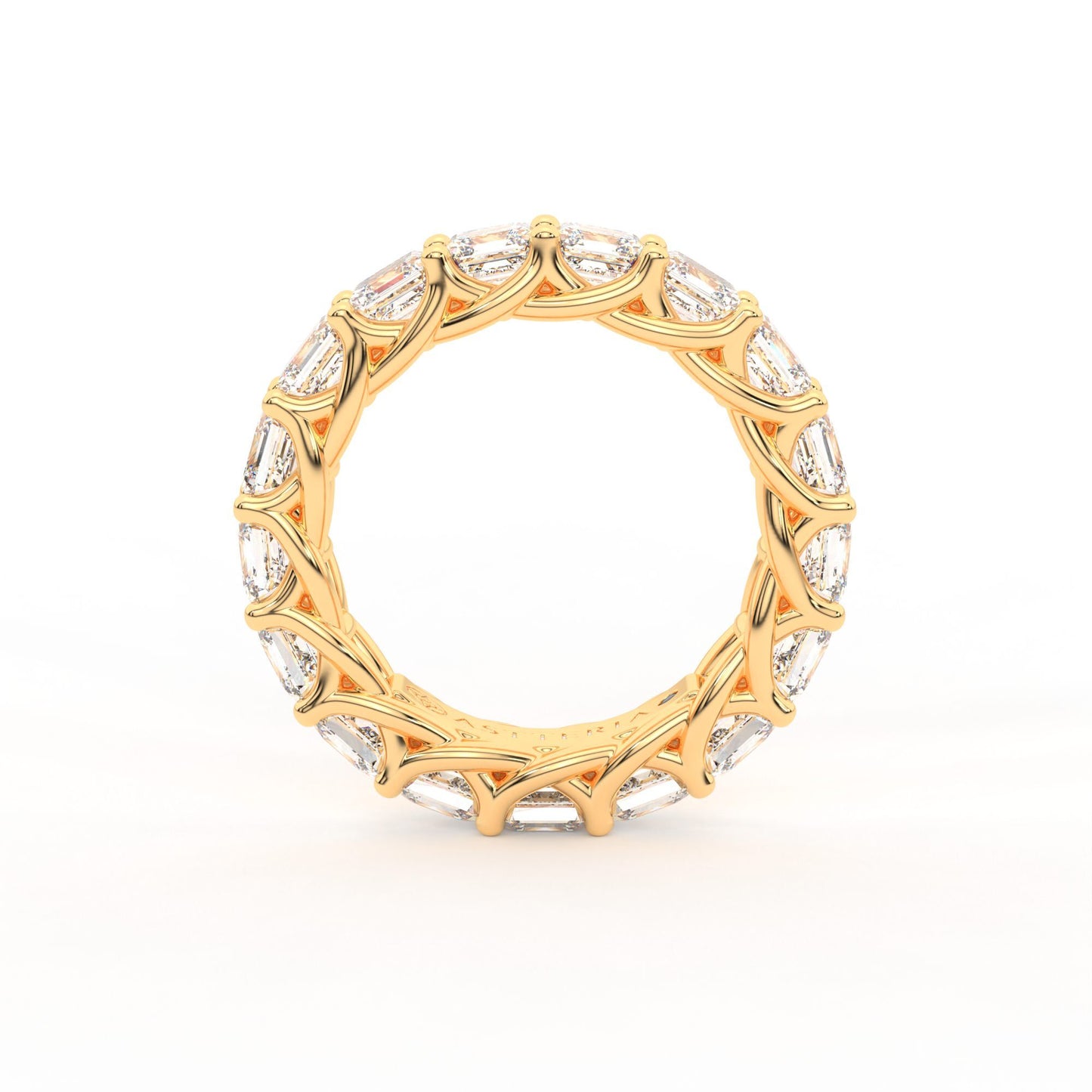 Eternal Assher cut eternity ring, Large, 5.5 ct. (Approx.)