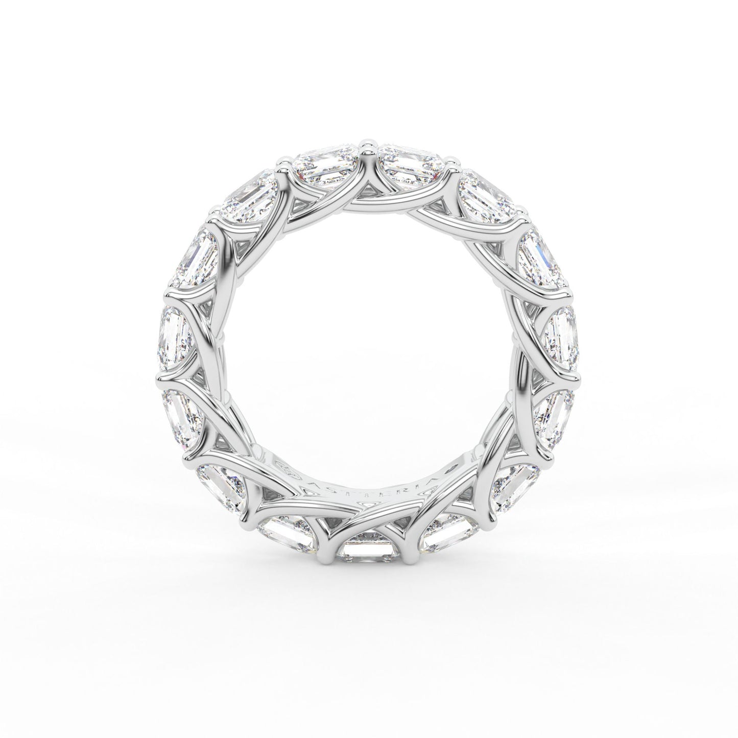 Eternal Assher cut eternity ring, X-Large, 7.5 ct. (Approx.)