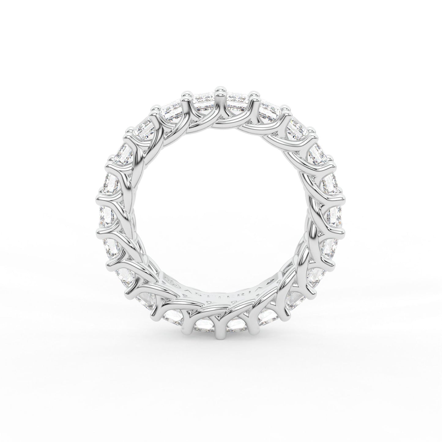 Eternal emerald shape eternity ring, X-Large, 5.5 ct. (Approx.)