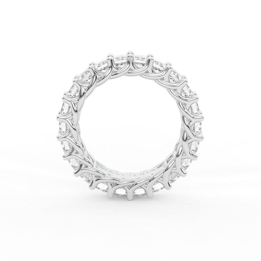 14K white gold, 18K white gold