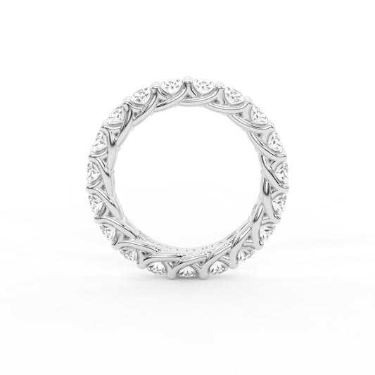 14K white gold, 18K white gold