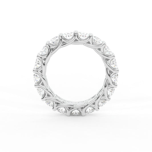 14K white gold, 18K white gold