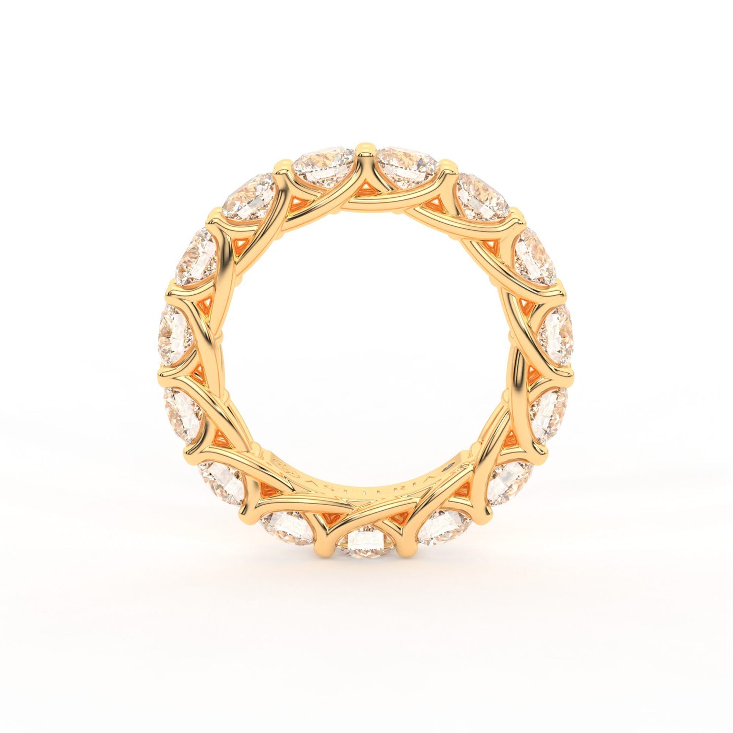 Eternal round shape eternity ring, X-Large, 5.5 ct. (Approx.)