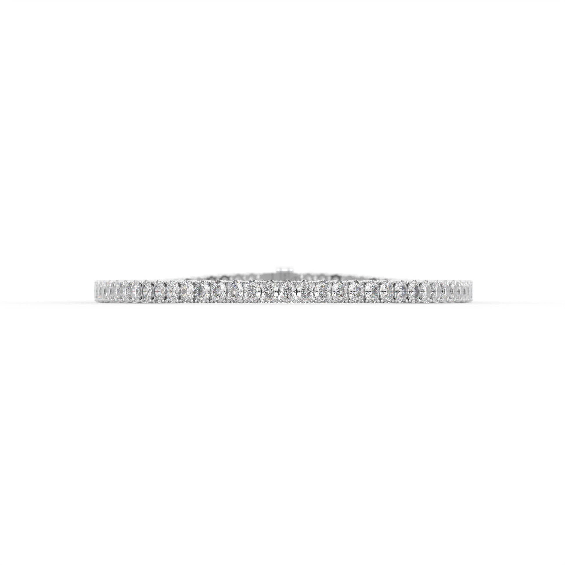 14K white gold, 18K white gold