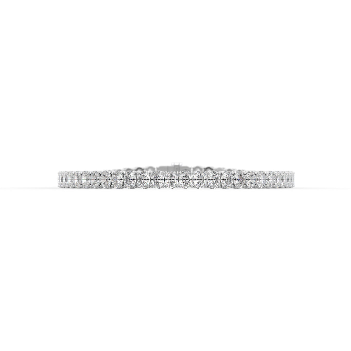 14K white gold, 18K white gold