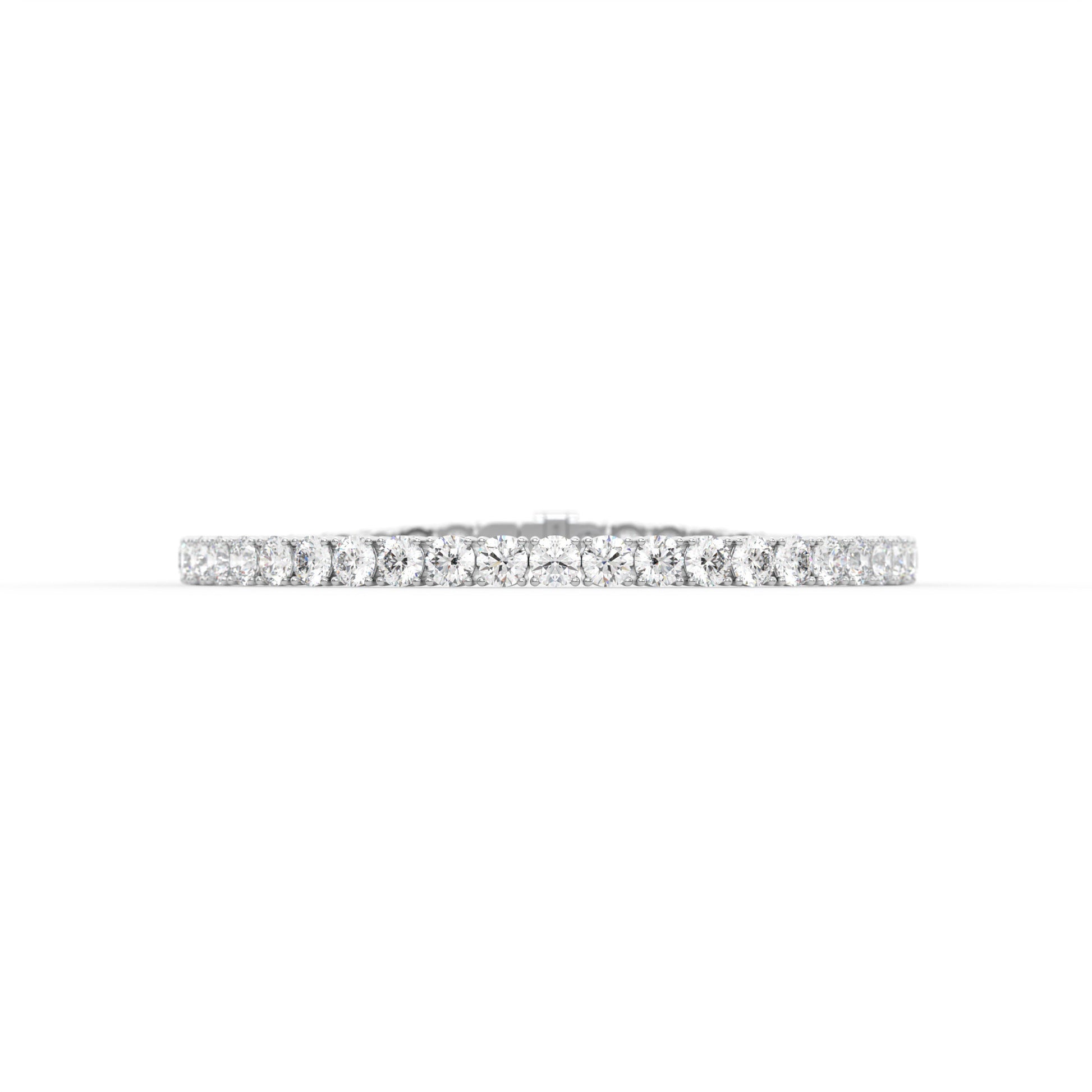14K white gold, 18K white gold
