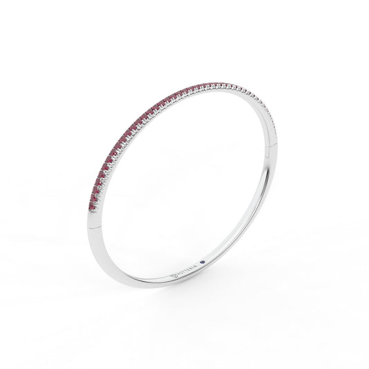14K white gold, 18K white gold