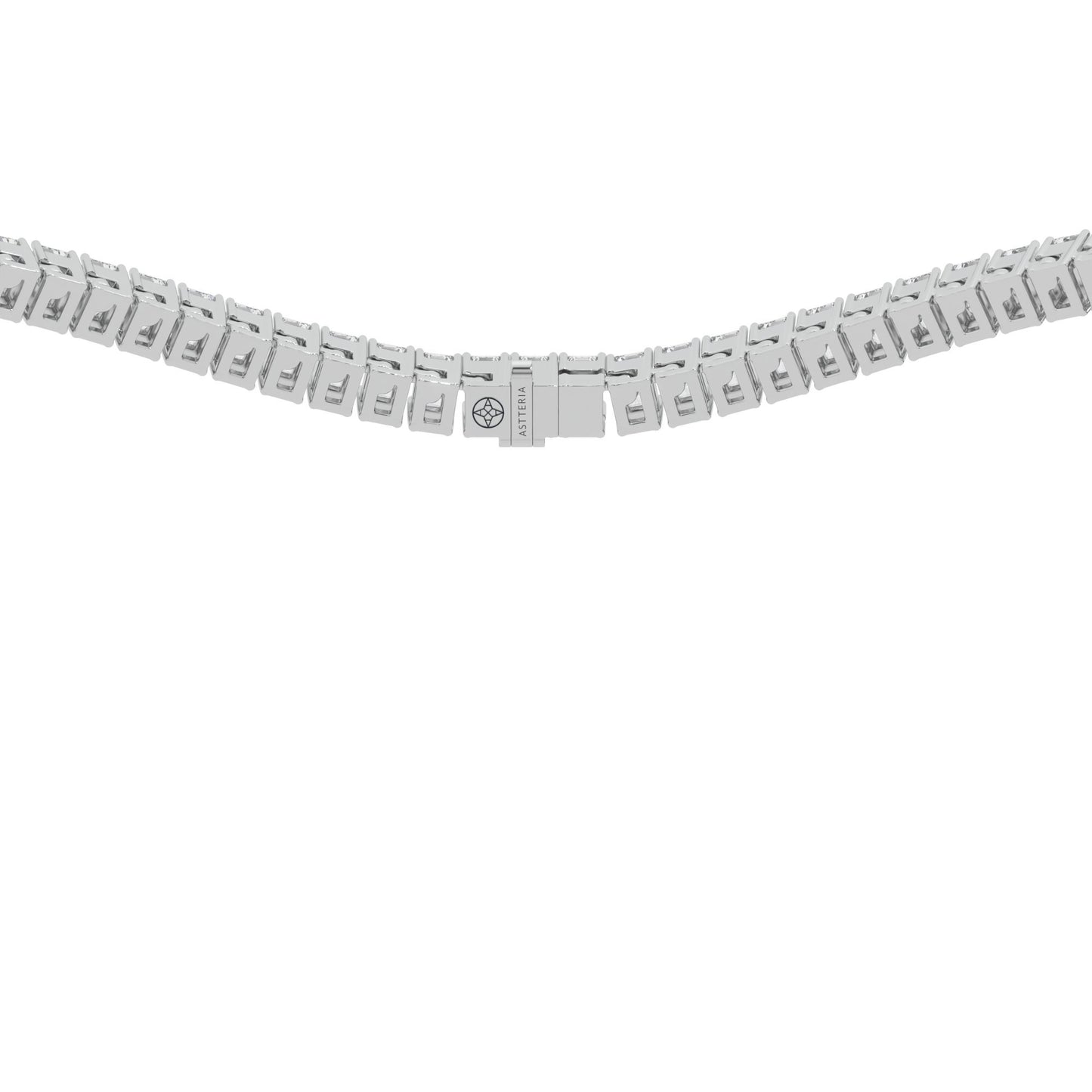 14K white gold, 18K white gold